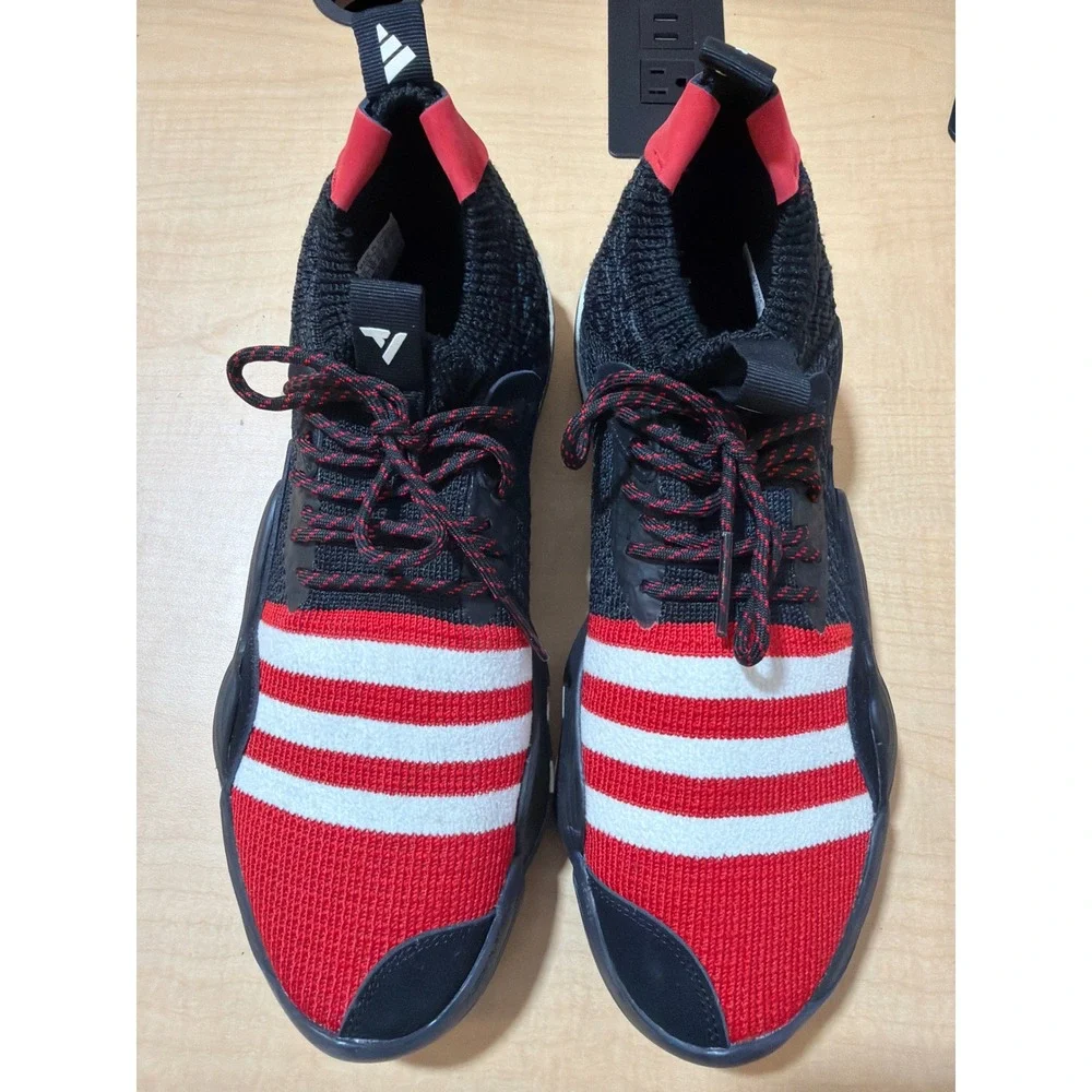 Adidas Trae Young 2.0 Meilin Basketball Shoes Black Red White HP7420 Mens 10.5